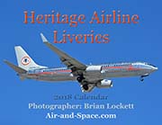 Heritage Airline Liveries: 2018 Calendar
